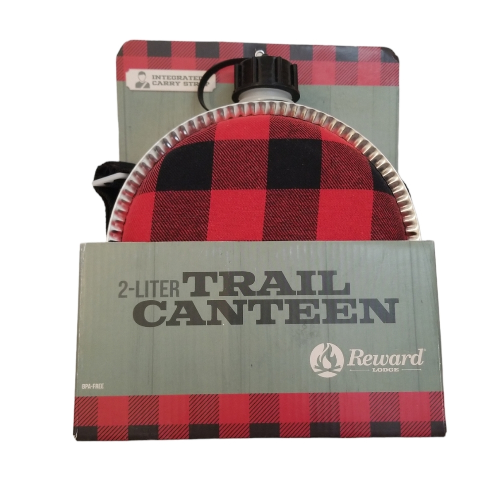 Trail Canteen Reward Lodge 2 Liter Water Bottle Camp Travel Hiking